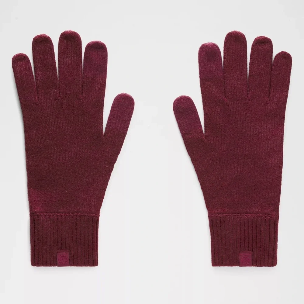 Lululemon Womens Warm Revelation Gloves size XL NWT